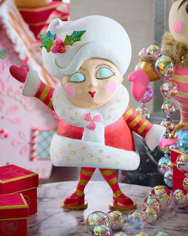 Mini Madame Noel Tabletop Christmas Decoration